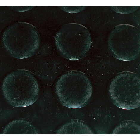 Pavimento goma bolo negro - 1,25x15 m - 3 mm