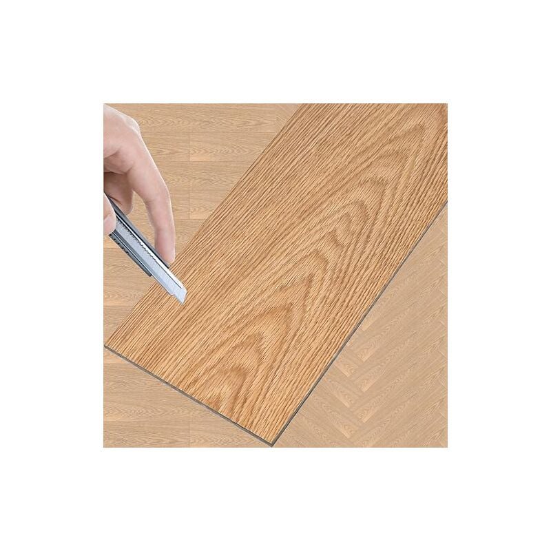 18 pezzi Rivestimento pavimento PVC 91,44 cm x