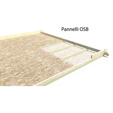 Pavimento Interno in Legno OSB per Casetta da Giardino 3x2 metri