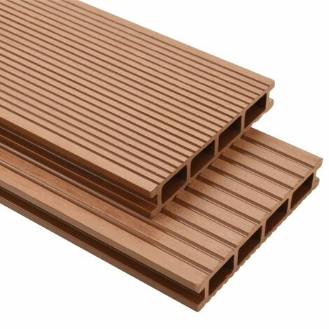 vidaXL Pavimento Esterni WPC con Accessori Pannelli Listoni Misure/Colori Vari