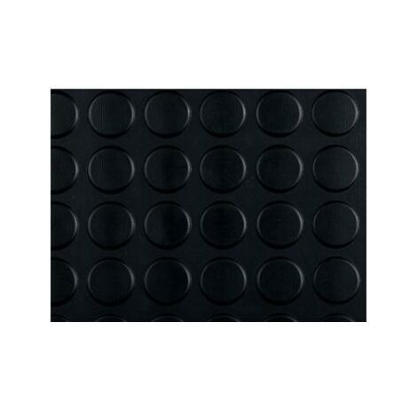 PAVIMENTO ROTOLO BOLLE NERO PVC H100.