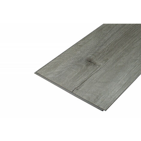 Pavimento SPC ad alta resistenza, fissabile a graffetta, tutto in rovere grigio 1,95 m² (strato di usura 0,5 mm)