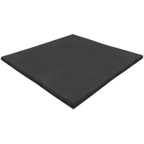 Pavimento sportivo nero - 100x100 cm - 15 mm - EPDM