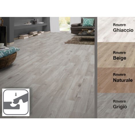 Pavimento Laminato Kronotex Rovere Millennium - Scatola 2.39m² AC3 Spessore 7mm - Foto 5