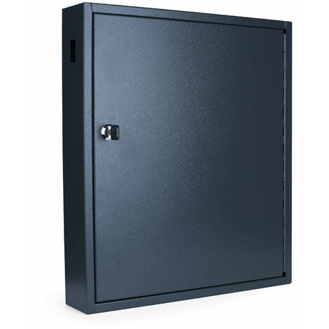 Armadietto Per Chiavi Pavo Premium Con 54 Gancetti | Grigio Scuro, Serratura Con 2 Chiavi - Foto 6