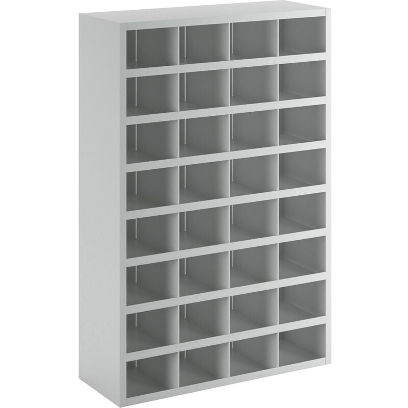 Armoire-rayonnage à casiers 32 casiers sans portes - Pavoy