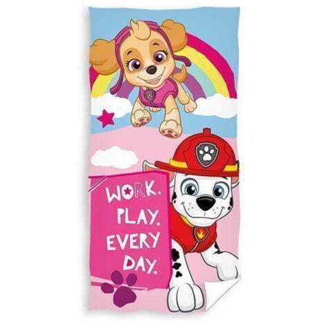 PAW PATROL Badetuch 70x140 BAUMWOLLE