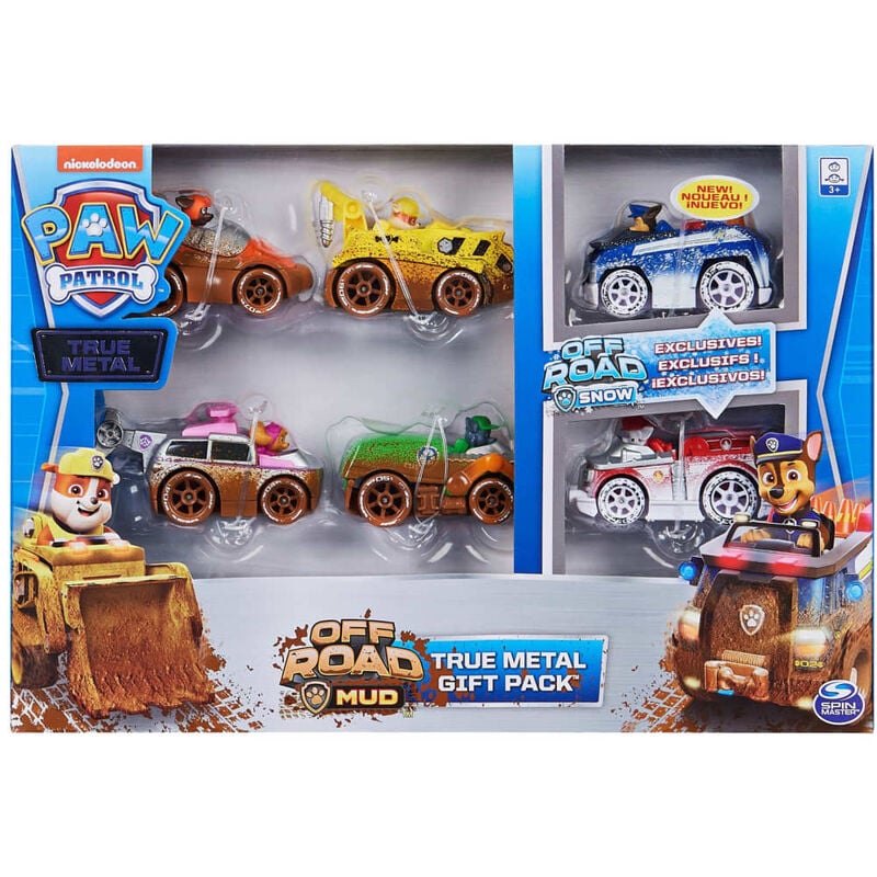 

Coches de la Patrulla Canina True Metal 6 piezas - Multicolor - Paw Patrol