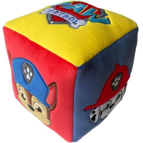 Paw Patrol Cuscino cubo multicolore 25 x 25 cm