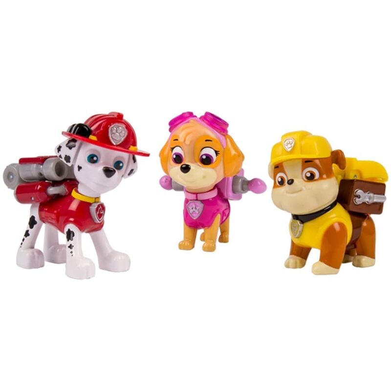 

Figuritas de los cachorros Marshall/Skye/Rubble - Multicolor - Paw Patrol