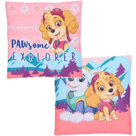 Paw Patrol Kissen Velours Kissen Ideal als Dekokissen