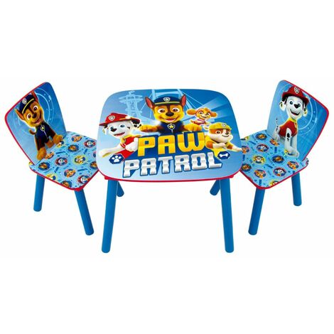 Paw Patrol Set Tavolino e 2 Sedie Blu