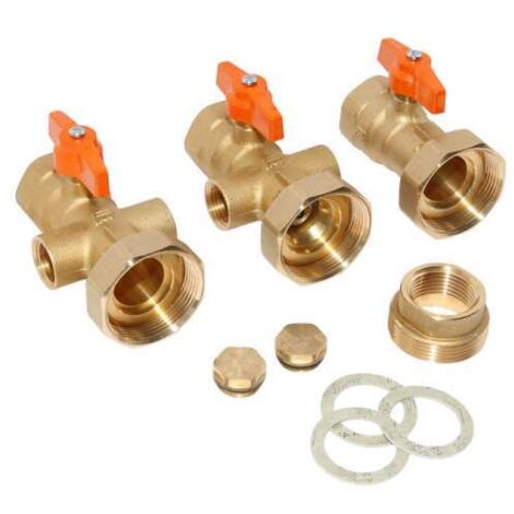 PAW Pumpenabsperrset K5 DN 25 mit drei Kugelhähnen 1'' Innengewinde 2712