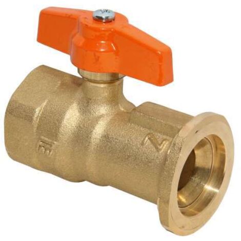 PAW Pumpenkugelhahn PK Flansch für 1 1/2'' Überwurf und 1'' IG 2101