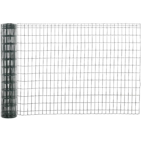 PawHut 10 x 1,22 m Drahtzaun Gartenzaun Grünen Maschendraht Gitterzaun Maschenweite 50 x 250 mm Drahtgitter-Rolle Kaninchendraht Drahtzaun Stahl