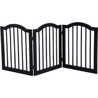 PawHut Absperrgitter Hundegitter 154 5cm faltbar Schwarz