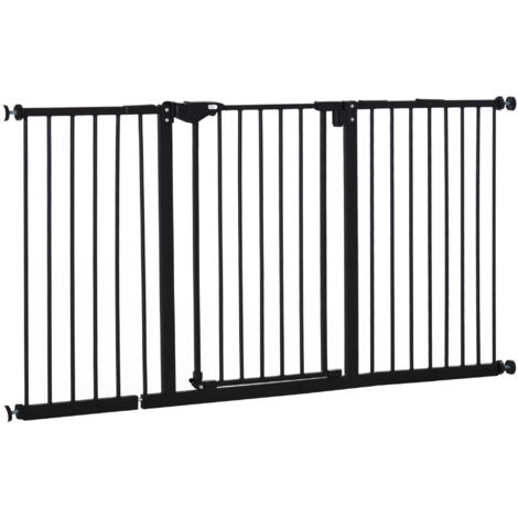 Pawhut Cancelletto Sicurezza Per Bambini E Animali - Espandibile 76-82 Cm, Montaggio A Pressione, Bianco - Foto 3