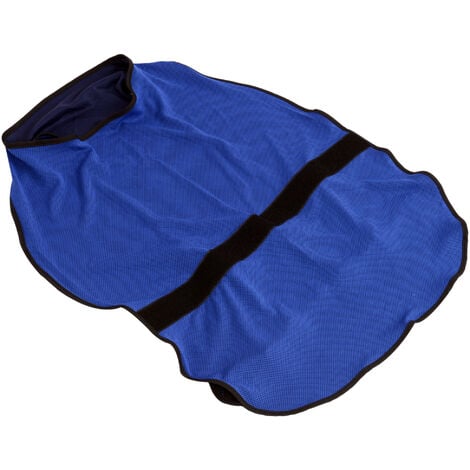 PawHut Cooling Dog Vest Harness Coat Cooler Puppies Pet Adjustable Size Blue