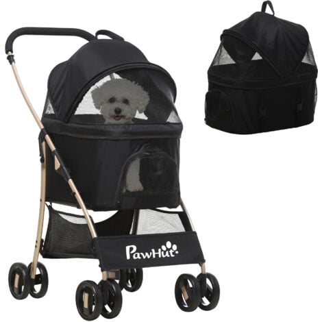 Bello 2023 Travel Carrier Easy One-Hand Fold Luxury Pet Dog Stroller 4  Wheels Lightweight Strollers for Puppy