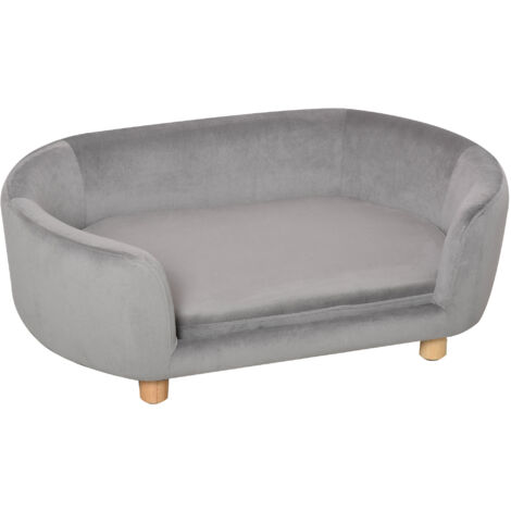 Divano Cane Pawhut PawHut Divano Cane 70x42.5x38.5cm - Letto Morbido Con Cuscini Lavabili Letto Peluche Per Animali