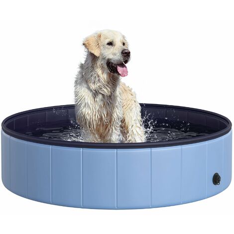 PawHut Pet Pool Swimming Cat Puppy Dog Indoor / Outdoor Foldable Diameter