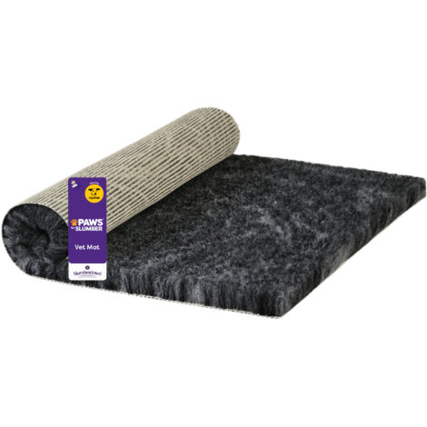 Paws for Slumber Vet Mat, Charcoal, Large