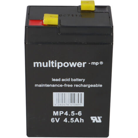 PB Akku Multipower MP4,5-6 für Nellcor Pulsoximeter - 6V 4,5Ah