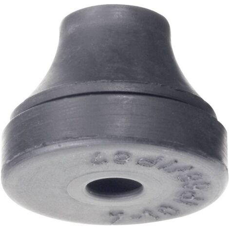 PB Fastener 1104-CR-SW Passacavo Ø (max.) 20 mm Spessore piastra (max.) 4 mm Gomma coloroprene Nero 1 pz.