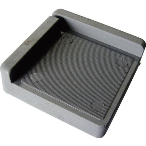 PB Fastener 121845 Angolo di smorzamento Grigio (L x L x A) 75 x 75 x 25 mm 1 pz.