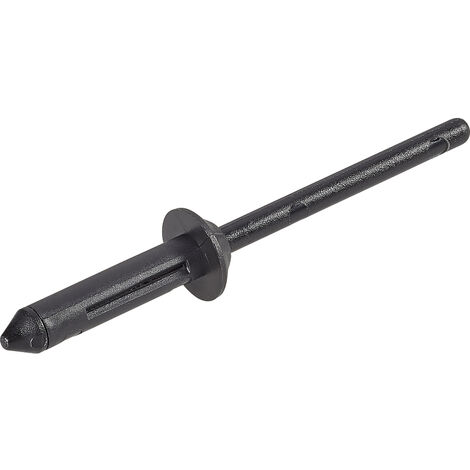PB Fastener 301-9117-1010 301-9117-1010 Spreizniete Loch-Ø 4 mm  Schwarz 1 St.
