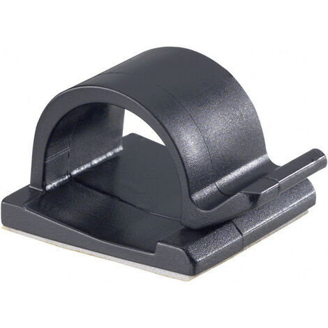 PB Fastener 5439-SW Kabelclip selbstklebend 5439-SW Bündel-Ø-Bereich 15 mm (max)   Schwarz 1 St.
