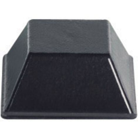 PB Fastener BS-03-BK-R-10 Gerätefuß selbstklebend, quadratisch Schwarz (B x H) 12.7 mm x 5.8 mm 10 S