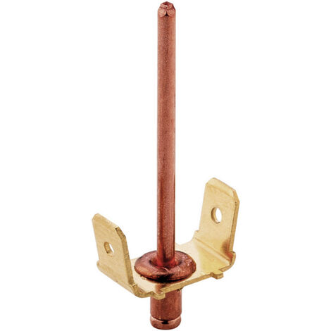 PB Fastener RIV 263 Erdanschluss  Steckbreite: 6.3 mm Steckdicke: 0.8 mm 180 ° Unisoliert Metall 1 S