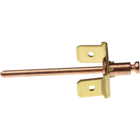 PB Fastener RIV 463 Erdanschluss  Steckbreite: 6.3 mm Steckdicke: 0.8 mm 180 ° Unisoliert Metall 1 S