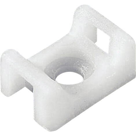 PB Fastener TM 48 Embase de fixation vissable TM 48 Plage de Ø du faisceau 11 mm (max) naturel 1 pc(