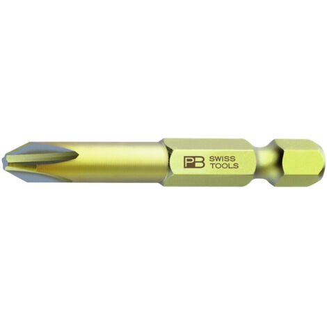 PB Swiss Tools Klinge, für Phillips, Schaft E 6,3, Kreuzschlitzgröße 3, 50 mm Länge