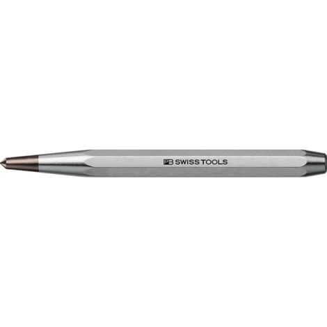 PB Swiss Tools Körner, Sonderqualität, verchromt, Hartmetallspitze, 10 mm Schaftdurchmesser