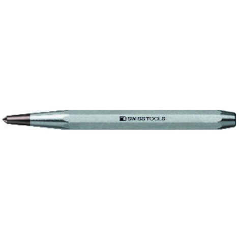 PB Swiss Tools Körner, Sonderqualität, verchromt, Hartmetallspitze, 12 mm Schaftdurchmesser