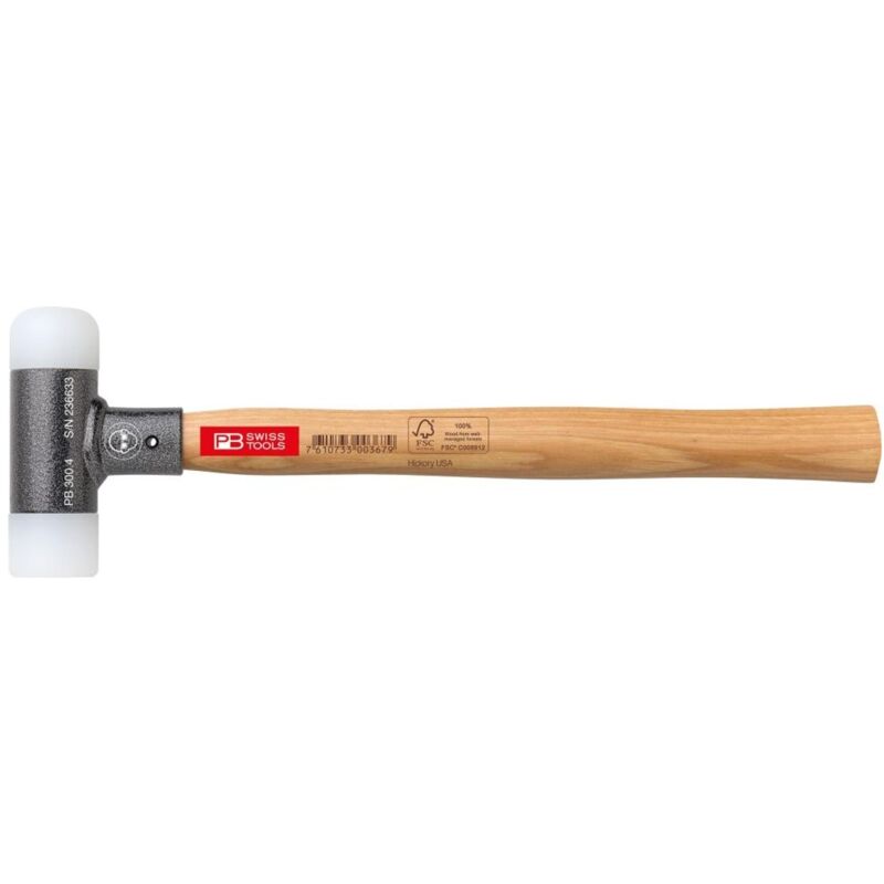 PB Swiss Tools Schonhammer mit Holzstiel rückschlagfrei 40mm