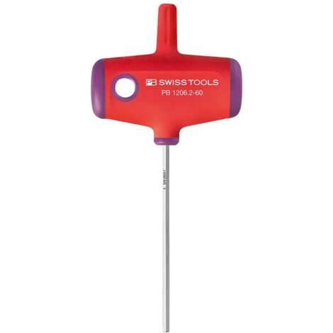 PB SWISS TOOLS Schraubendreher für Innen-Sechskant, mit Quergriff, Sechskant: 2mm