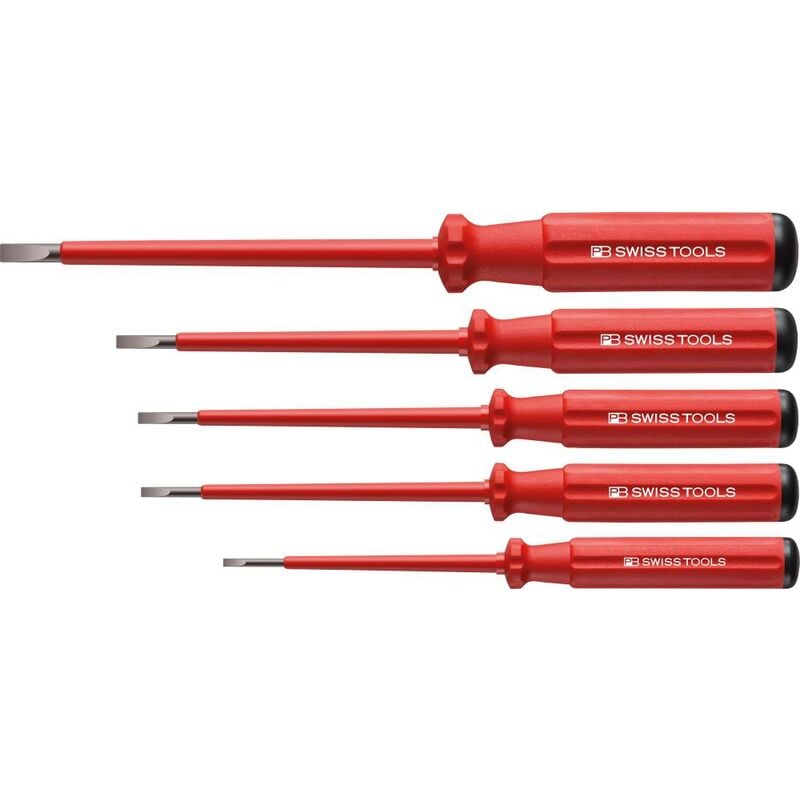Image of FP - pb Swiss Tools Schraubendreher-Satz vde 5-teilig Schlitz, im Karton