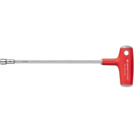PB SWISS TOOLS Steckschlüssel mit Quergriff, Klingenlänge 200 mm, Schlüsselweite: 9mm