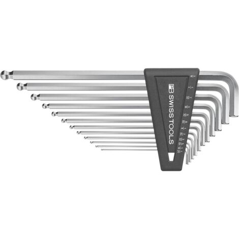 PB SWISS TOOLS TOOLS Winkelschraubendreher- Set im Kunststoffhalter 12-teilig