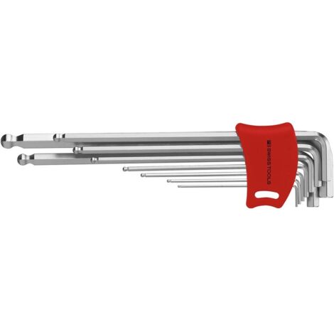 PB Swiss Tools Winkelschraubendreher- Satz im Kunststoffhalter 9-teilig 1,5-10mm DH Kugelkopf