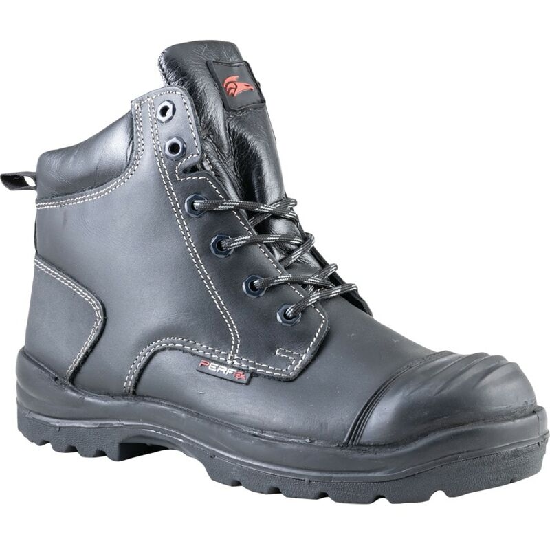 Perf PB10C Black Derby Safety Boots - Size 5