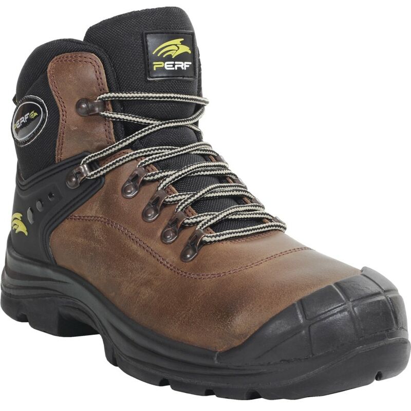 Perf PB1C Torsion Pro Brown Hiker Safety Boots - Size 10