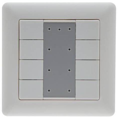 PB8-KNX-ST module 8 boutons poussoir pour KNX LUXOMATnet 93178
