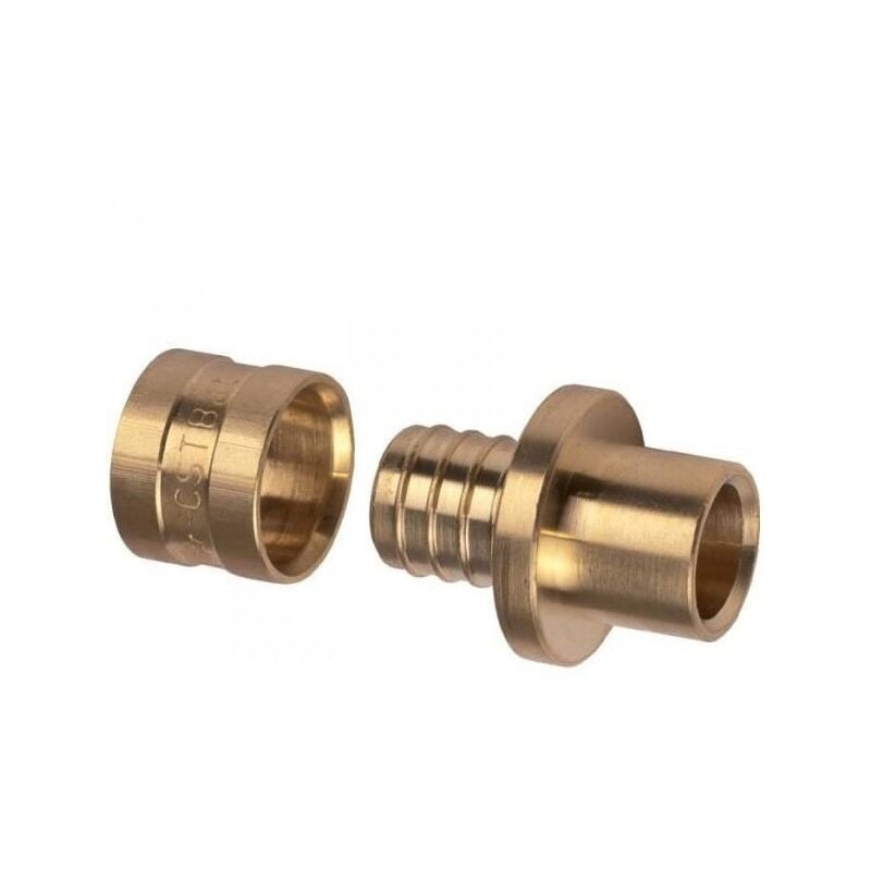 Pbtub - AC1616 - Straight sliding per fitting - PER/Copper Ø13x16-16mm