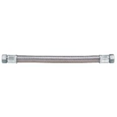 Pbtub – Flexible sanitaire gros débit 300mm – Tresse inox – Diamètre intérieur 20mm – Double femelle 20x27 – Pression élevée pour applications chauffage