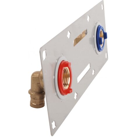 Pbtub – Sertifix double entraxe 150 mm – Raccord à glissement – Diamètre 16 mm – Installation rapide sur plaque de plâtre 13 mm